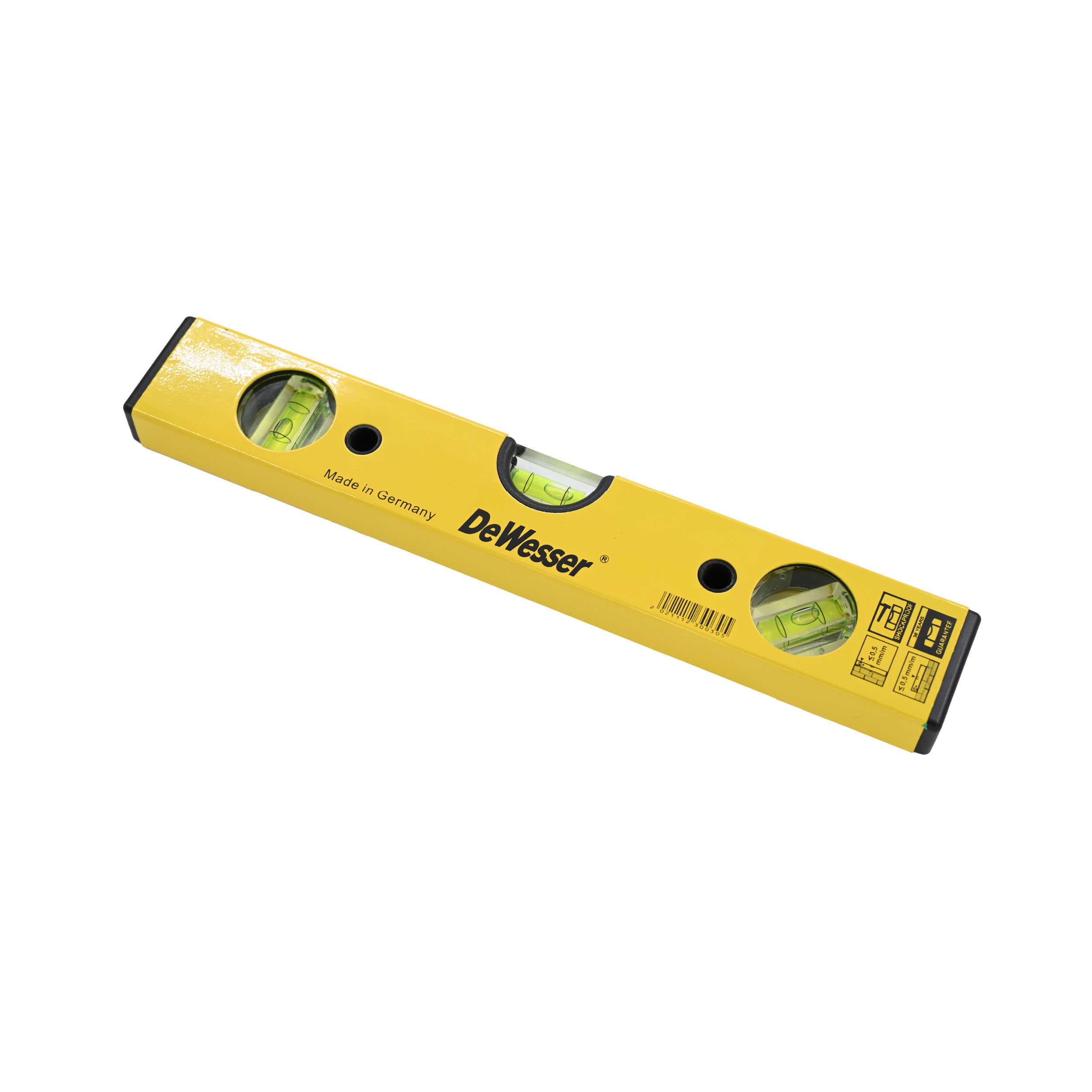 018267fe-0f87-49d9-a25b-be26c1ca16ab.jpg ميزان مائي المنيوم دويسر SPIRIT LEVEL ALUMINIUM DEWESSER 30CM - الصورة 1