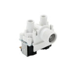 ⁦بلف مدخل مياه غسالة هيتاشي شارب اوتوماتيك AUTOMATIC W/M WATER INLET VALVE HITACHI SHARP 1WAY-IN 2WAY-OUT WV81020 220V⁩ - الصورة ⁦2⁩