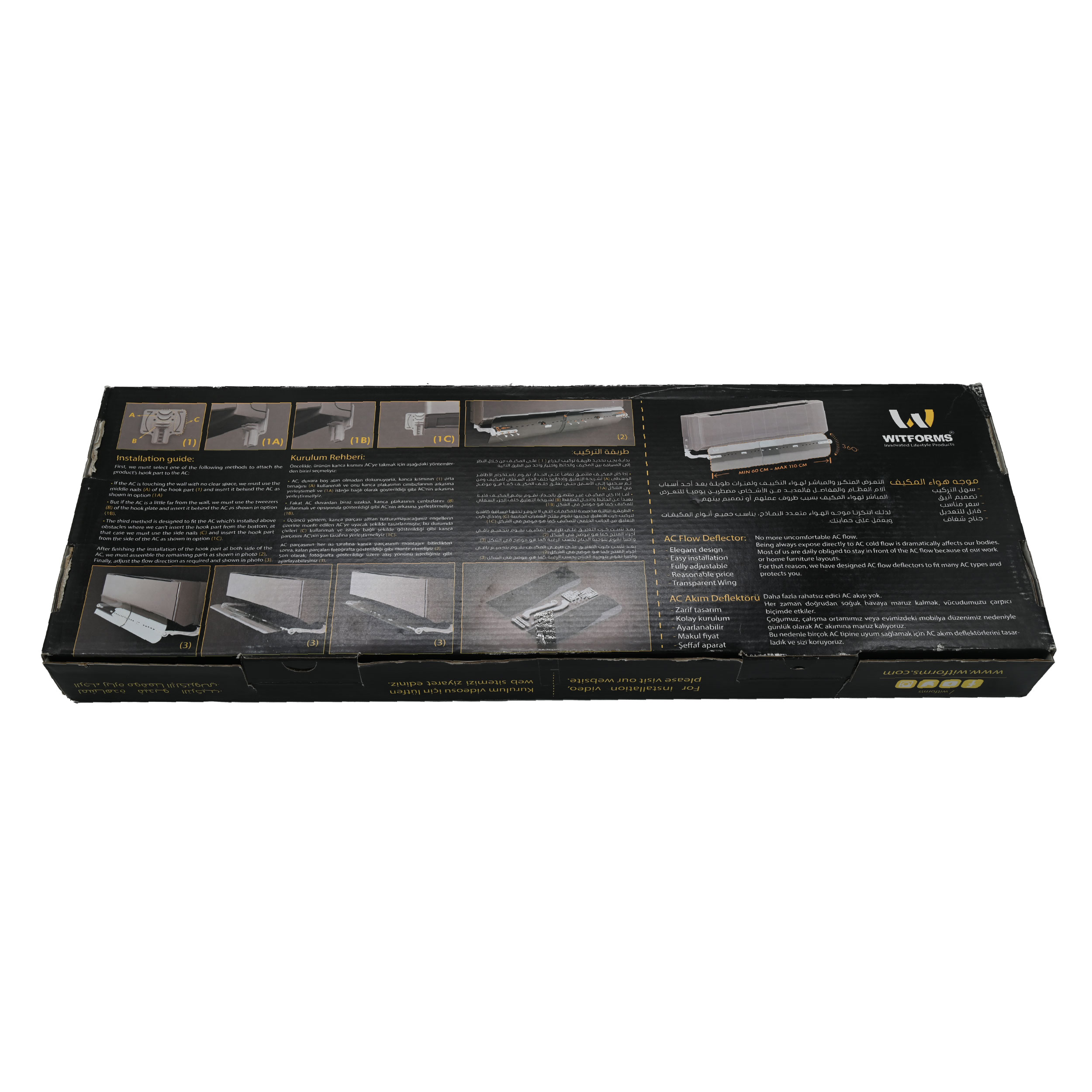 7e6e6746-7a17-47f4-b0cc-665555a843a6.jpg موزع هوا سبليت اصلي A/C WIND SHIELD 18-36 - الصورة 1