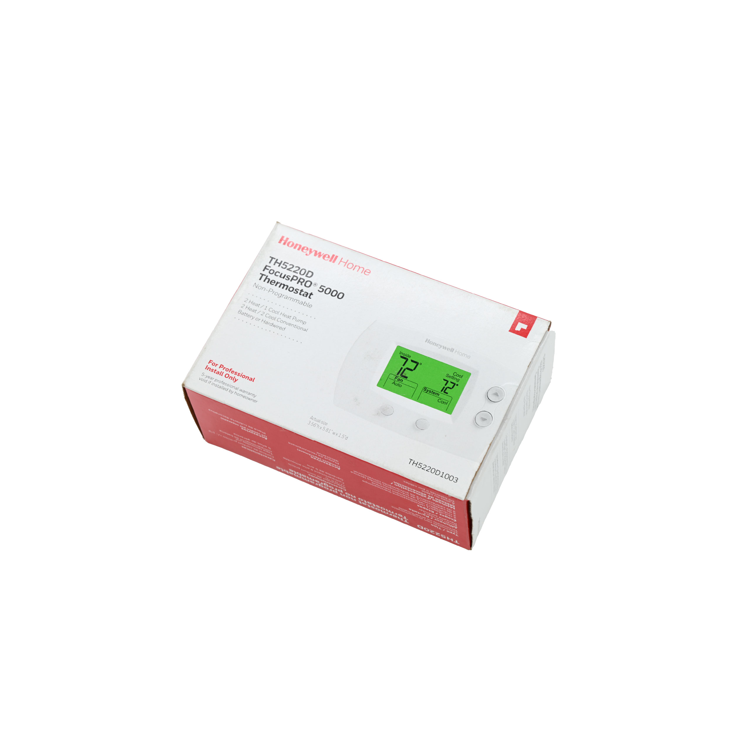 dbd15e06-01d5-41ff-af9e-814024d22899.jpg مكيف ترموستات هنيويل 24VTHERMOSTRAT HONEYWELL D/STAGE TH522 - الصورة 1