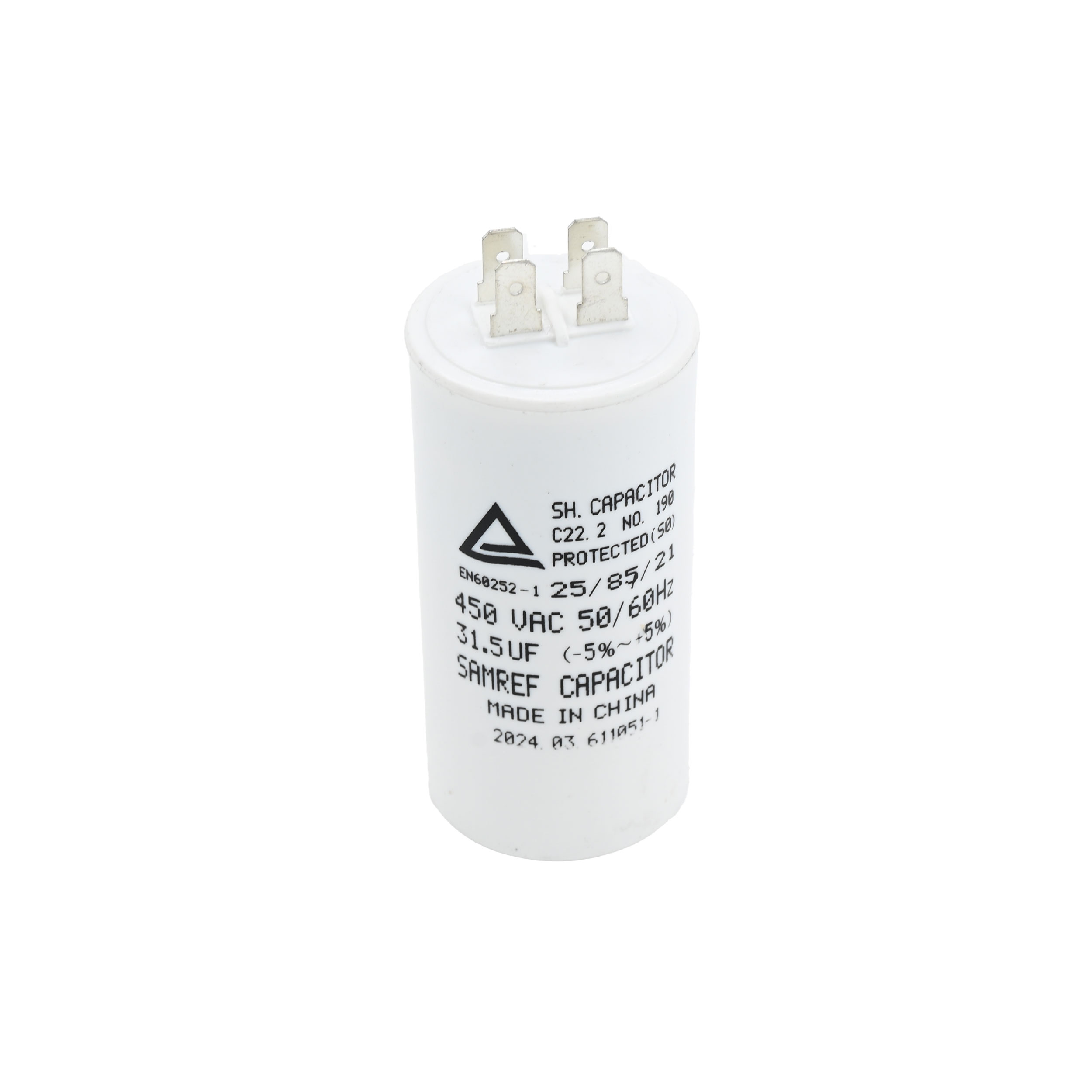 ed9a9537-82eb-4dc3-95bd-82ab630be7b6.jpg كباستر ابيض صيني CAPACITOR WHITE 31.5UF CH - الصورة 1