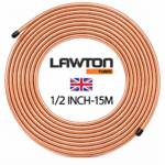 ماسوره نحاس لفه 1/2 لاوتون 15م بريطاني COPPER COIL 1/2 LAWTON 15m UK 0.032